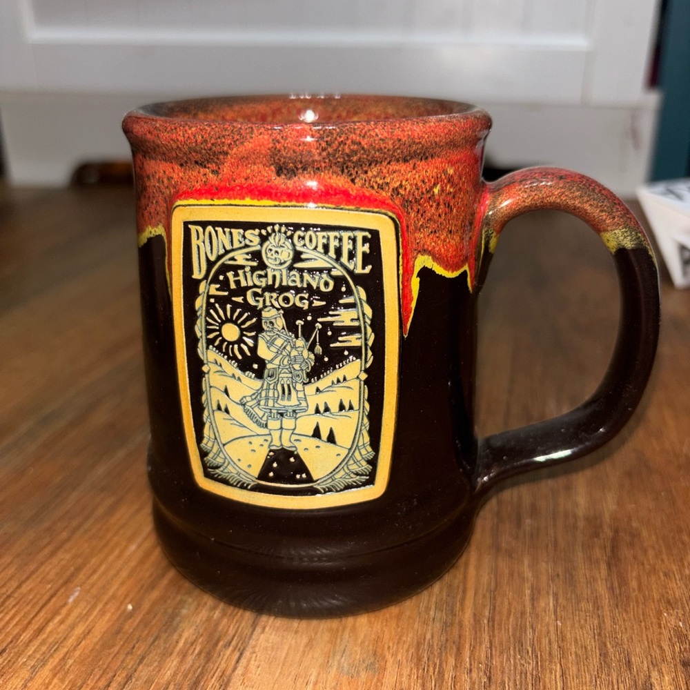 Deneen Pottery- Bones Coffee Co. HIGHLAND GROG Handthrown Mug